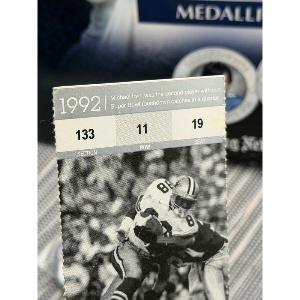 Dallas Cowboys Legends Medallion Collection 22 Coins 2007 Ticket Stubs Pogs Lot - Picture 2 of 12